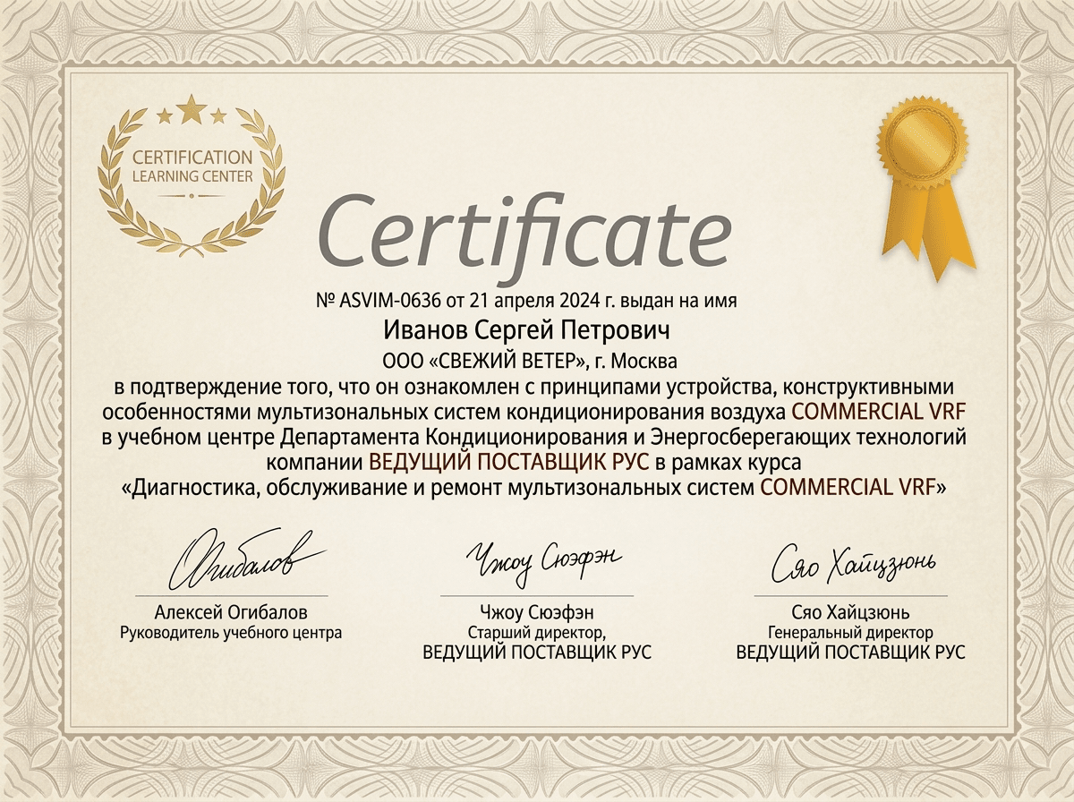 Сертификат авторизованного сервисного центра Aorus